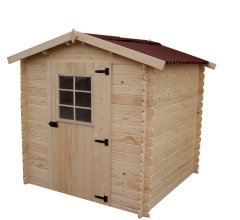 Abri Alpina, Epicéa madriers 20mm avec plancher, 2.0 x 2.0 m, 4.00 m²