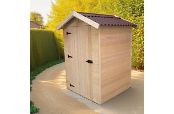 Abri Eden, Epicéa panneaux 16mm, 1.40 x 1.45 m, 2.00m²