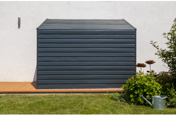 Abri, métal, ouverture latérale, 1.20 x 2.00m, 2.40m²