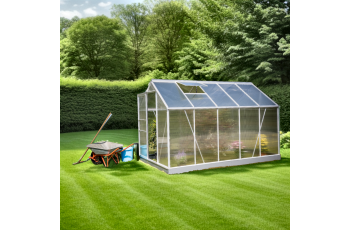 Serre jardin, Aluminium, 1.90 x 3.10 m, 5.90m²