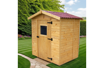 Abri Eden, Epicea panneaux 16mm, 1.80 x 1.50m 2.60m²
