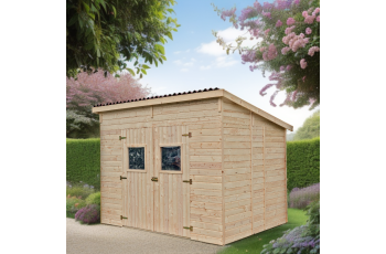Abri Candela avec plancher,  Epicéa panneaux  16mm,  3.00 x 2.20, 6.60m²