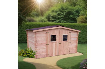 Abri Dublin, Douglas Madriers 28mm, 3.20 x 3.00, 9.90m²