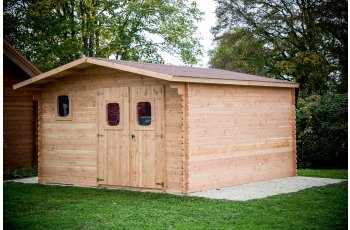 Abri Dommar, Douglas Madriers 28mm, 4.20 x 4.50m, 18.90m²