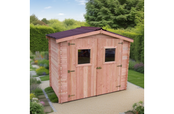 Abri Dublin, Douglas Madriers 28mm, 2.60 x 2.20m, 5.70m²