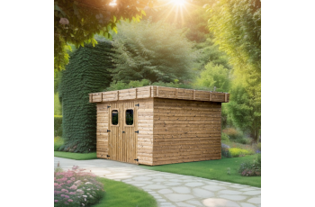 Abri Thalasso, THT Madriers 28mm, 3.30 x 3.40m, 11.22m²